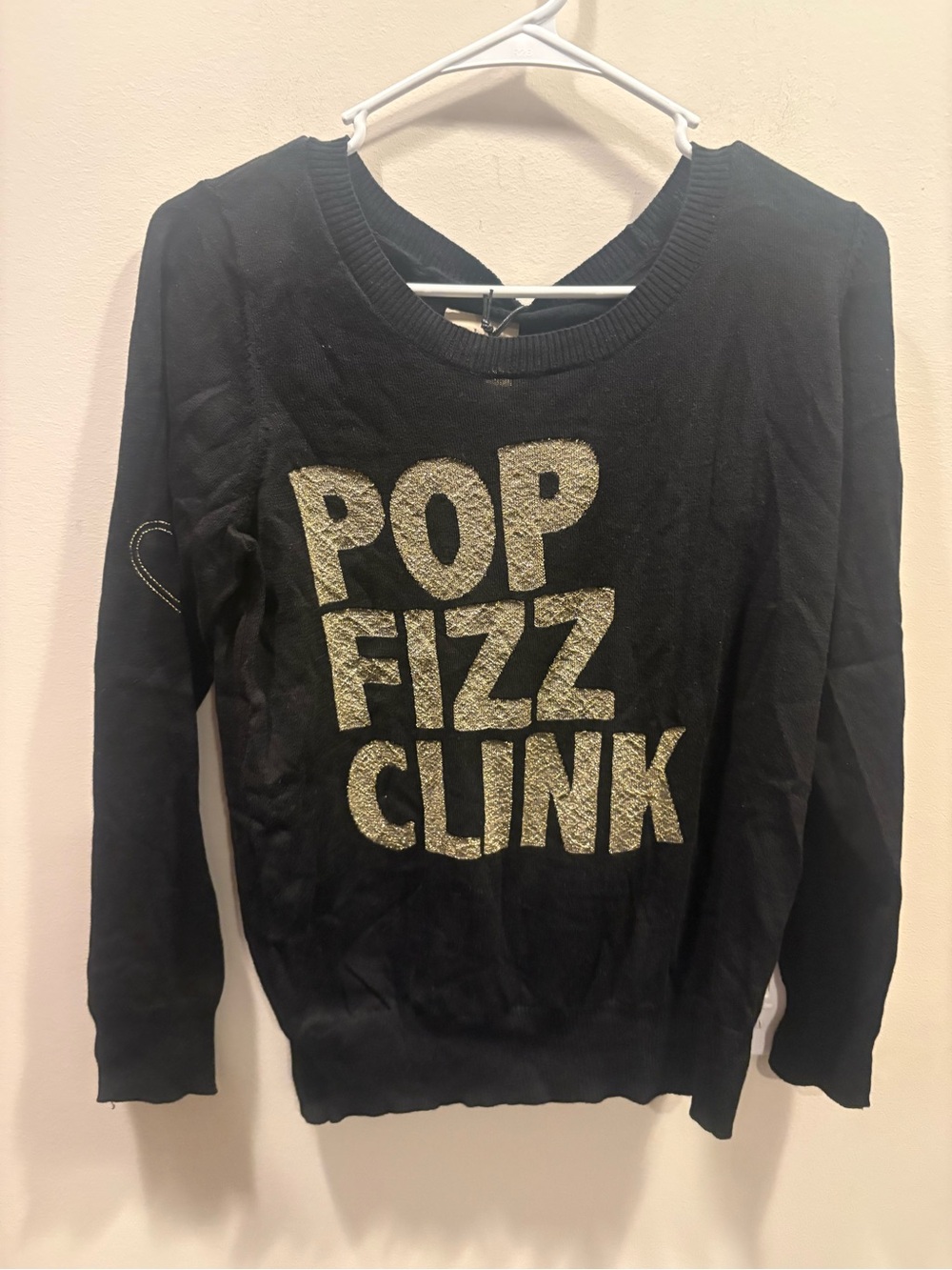 Chaser "POP FIZZ CLINK" Cotton Cashmere Sweater - Picture 2 of 5
